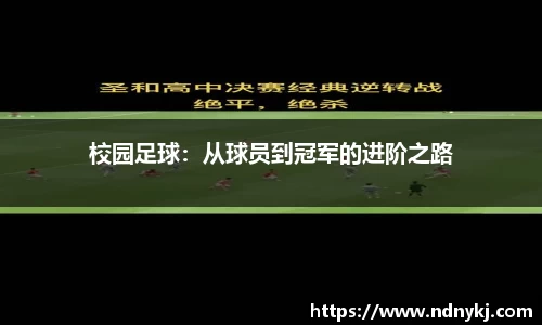校园足球：从球员到冠军的进阶之路